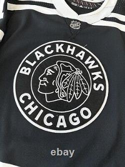Game Worn Used Chicago Blackhawks Alternate NHL Hockey Jersey MiC Adidas 2019-20