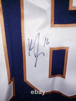 Greenville Road Warriors Kyle Jean Game Worn Hockey Jersey ECHL Autographed