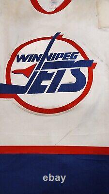 Hammered Shawn Cronin Winnipeg Jets Game Worn Used Jersey Defunct Enforcer