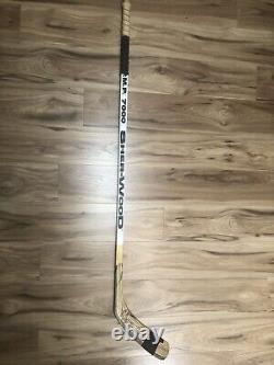 Hershey Bears Mitch Lamoureux Game Used And Signed Stick