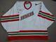 Italy Hockey Game Worn Used Nike Goalie Cut Jersey