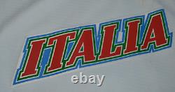 Italy Hockey Game Worn Used Nike Goalie Cut Jersey