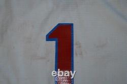 Italy Hockey Game Worn Used Nike Goalie Cut Jersey