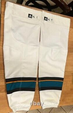 JOE PAVELSKI Game Used Socks (pants/leggings) Very Rare San Jose Sharks worn NHL