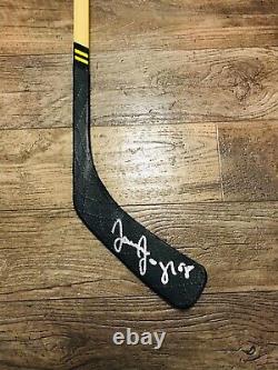 Jaromir Jagr Pittsburgh Penguins Game Christian Signed Hockey Stick