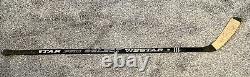 John Ogrodnick #25 Detroit Red Wings game used hockey stick with COA WithMascot auto
