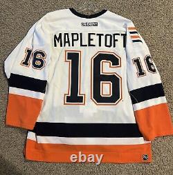Justin Mapletoft 2003-04 Game Worn Used NY Islanders Hockey Jersey Meigray LOA