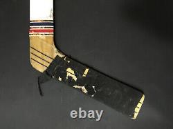Kelly Hrudey Islanders Goalie game used Super Vic Curtis Curve hockey stick COA