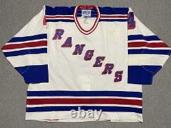 Kevin Lowe New York Rangers Game Worn Jersey