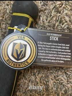 Las Vegas Knights Alex Pietrangelo Game Used Stick