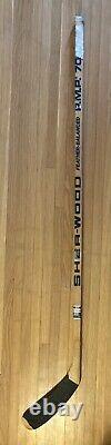Mark Napier Buffalo Sabres Game Used Hockey Stick with Multiple Signatures