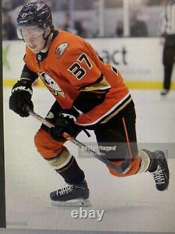Mason McTavish Game Used Worn ANAHEIM Ducks Hockey SKATES PHOTOMATCHED 2022/23