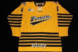 Merrimack Warriors 4 Biega Game Worn/used Hockey Jersey Hockey East He