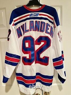 Michael Nylander 2005-06 NY Rangers Game Used Worn Jersey With NHL & MeiGray LOA