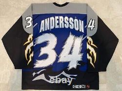 Mikael Andersson Game Used Tampa Bay Lightning Storm Alternate 1998-99