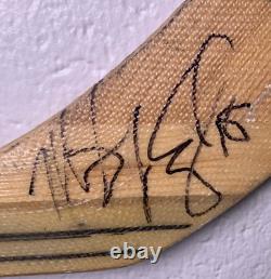 Mike Hough signed autographed game used hockey stick 17432