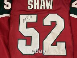 Minnesota Wild Mason Shaw Traverse city Jersey From The Hockey Lodge Signed NHL