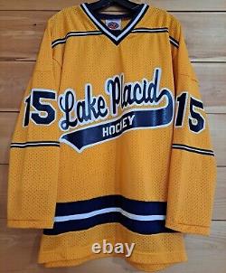 Miracle on ice Mark Wells #15 Signed Lake Placid Game Worn HS Hockey Jersey K1