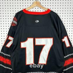 Mississippi Riverkings Harley Davidson Hockey Jersey 56 GAME Used Signed RARE