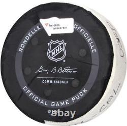 Montreal Canadiens Game-Used Puck vs. Calgary Flames on November 11, 2021