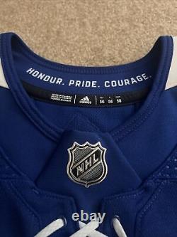 Nick Shore 2019-20 Game Worn Used Toronto Maple Leafs Hockey Jersey HOF Game