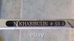 Nikolai Khabibulin Game Used Bauer Hockey Stick Blackhawks Autographed Jsa