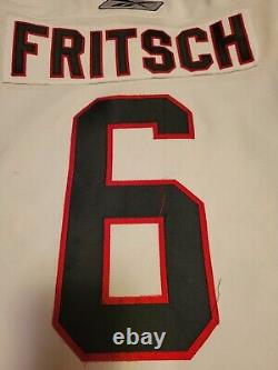 OHL Reebok Niagara IceDogs Andrew Fritsch 08-09 Game Used Hockey Jersey, Size 56