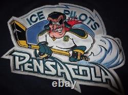 Pensacola Ice Pilots #7 ECHL Minor League Hockey Game Used Worn Jersey 54