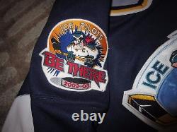 Pensacola Ice Pilots #7 ECHL Minor League Hockey Game Used Worn Jersey 54