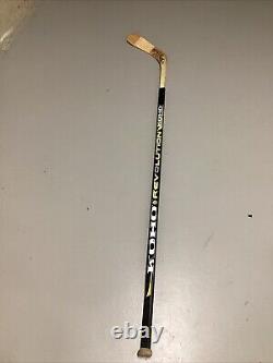 Phil Bourque Game Used Autographed Hockey Stick