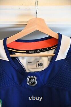 Practice Worn Vancouver Canucks Markstrom Adidas MIC Goalie Jersey