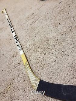 RON FRANCIS 91'92 Signed Cup Year Penguins Game Used Hockey Stick NHL COA