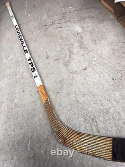 RON FRANCIS Early 90's Pittsburgh Penguins NHL Game Used Hockey Stick COA