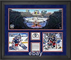 Rangers Framed 23x27 Winter Classic 3-Photo Collage withGU Ice