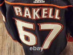 Rickard Rakell Game Used 2019-20 Home Jersey Set#2 Anaheim Ducks LOA