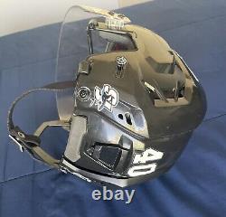 Ryan Carpenter Game Used Hockey Helmet San Jose Sharks