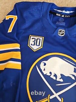 Ryan Miller Night Jacob Bryson Buffalo Sabres Game Used Worn Jersey COA Patch