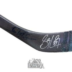 Sidney Crosby Autographed Game Used Reebok Hockey Stick WithBylsma Autograph- JSA