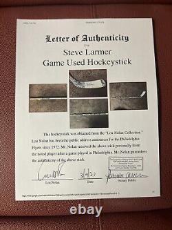 Steve Larmer Game Used Hockey Stick