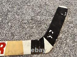 Tim Cheveldae 93-94 Detroit Red Wings GAME USED & SIGNED hockey stick #55 withCOA