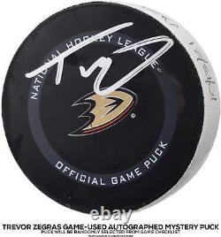 Trevor Zegras Anaheim Ducks Autographed 2021-22 Season Game-Used