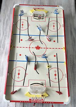 VTG Montreal, Toronto Munro Games Canada NHL Hockey Face-Off Table Top Game USED