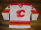 Vintage Calgary Flames Game Used Hockey Jersey #25 Bullard, Nieuwendyk, Autograph