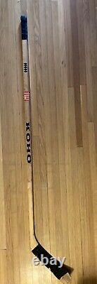 Vintage Soviet Game Used Hockey Stick from Buffalo Sabres Series Zluktkov