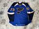 Wannstrom 2009 Traverse City Game Used Worn St Louis Blues Blue Jersey