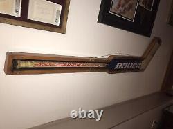 Wayne Gretzky Last Game -Mike Richter Goalie Stick Game Used Personalized & JSA