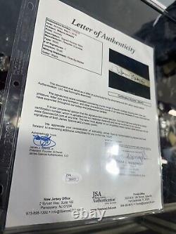 Wayne gretzky signed hockey stick JSA certified Game Used Hespeller 5500