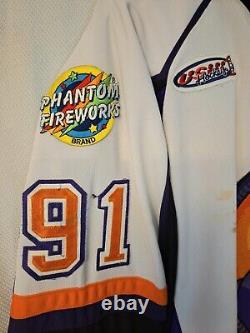 Youngstown Phantoms Game Worn Jersey. 2011-2012, USHL. # 91