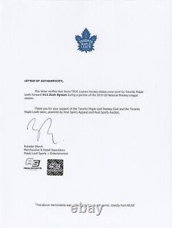 Zach Hyman Game Used Skates TRUE Toronto Maple Leafs With COA From MLSE